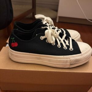 Converse sneakers cherry